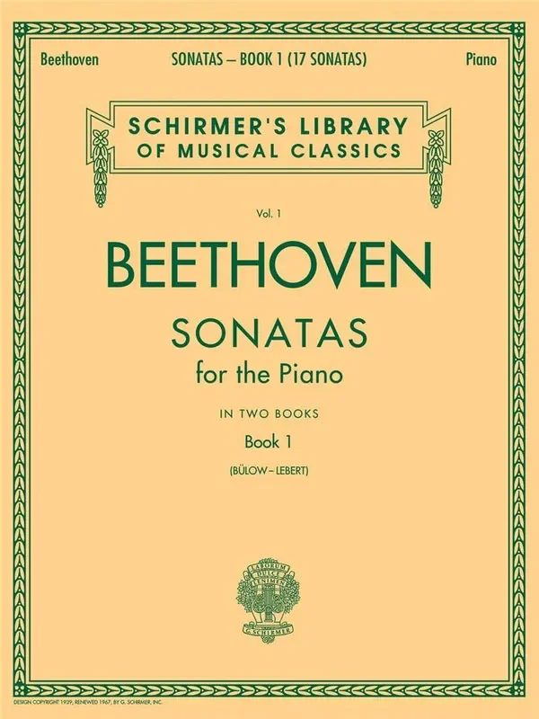 Ludwig van Beethoven Sonatas – Book 1 Klavier Solo