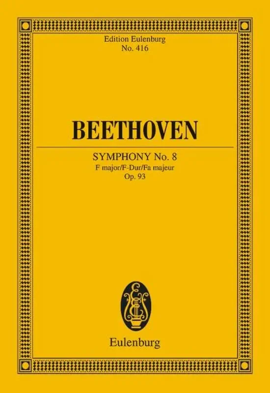 Ludwig van Beethoven Symphony No. 8 In F Major Op. 93 Orchester