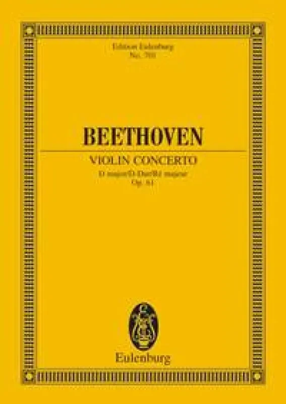 Ludwig van Beethoven Violin Concerto In D Major Op.61 Orchester