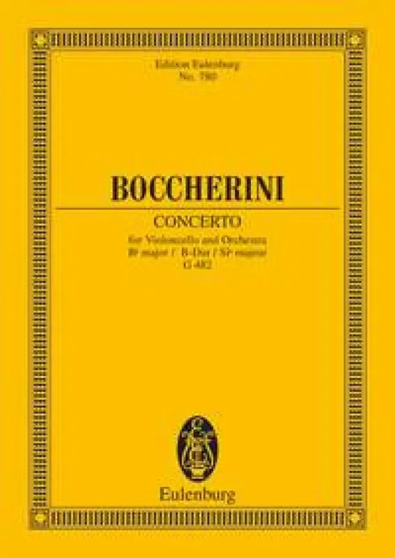 Luigi Boccherini Concerto Bb Major G 482 Orchester mit Solo