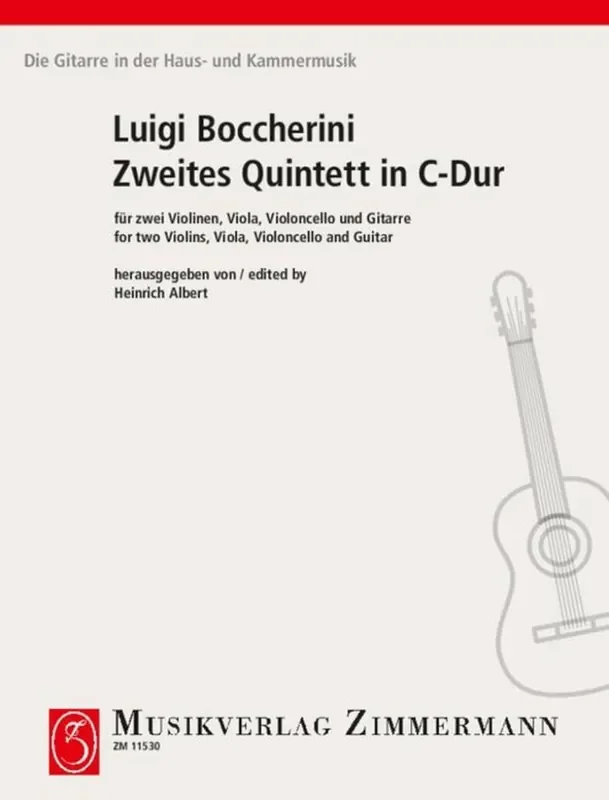 Luigi Boccherini Second Quintet C-Major for 2 Violins, Viola Streichquartett