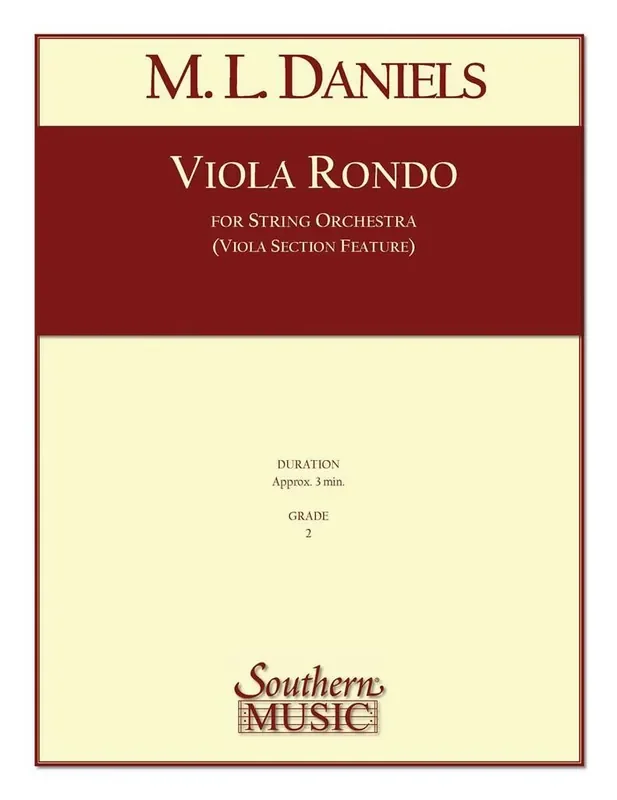 M.L. Daniels Viola Rondo Streichorchester