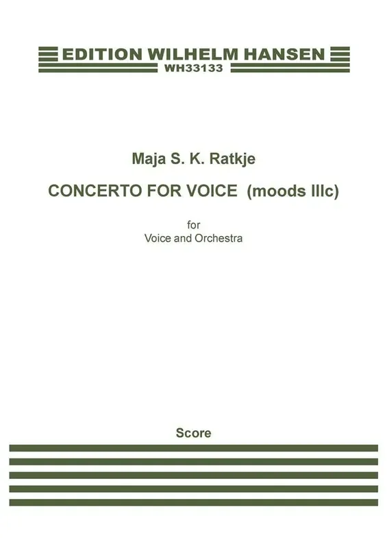 Maja S.K. Ratkje Concerto For Voice Gesang mit sonstiger Begleitung