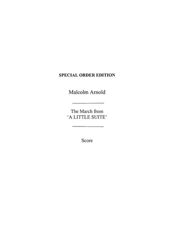 Malcolm Arnold March From The Little Suite Blechbläser Ensemble