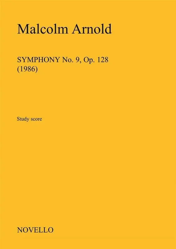 Malcolm Arnold Symphony No.9 Op.128 Orchester