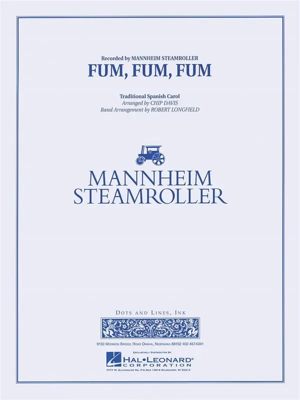 Mannheim Steamroller Fum, Fum, Fum (Arr. Chip Davis) Blasorchester