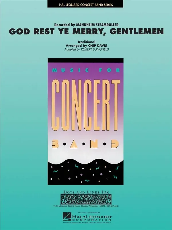 Mannheim Steamroller God Rest Ye Merry Gentlemen (Arr. Chip Davis) Blasorchester