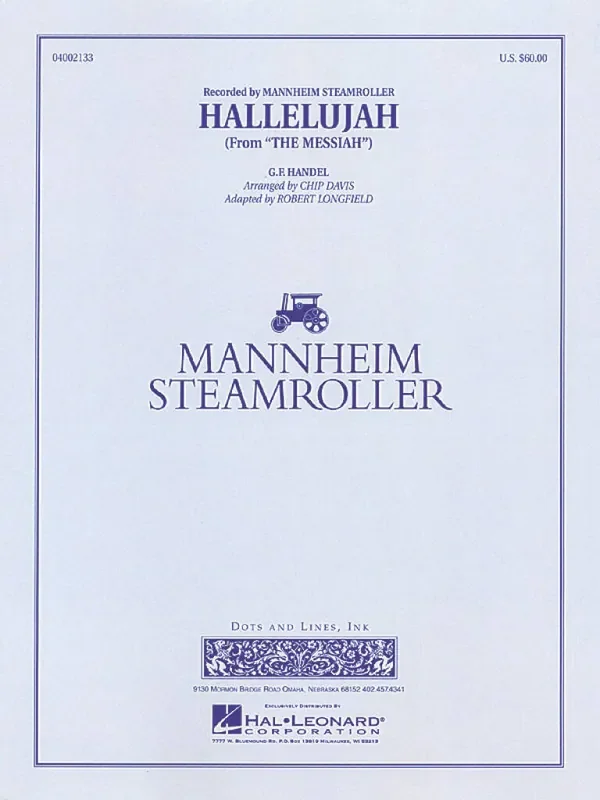 Mannheim Steamroller Hallelujah (Arr. Chip Davis) Blasorchester