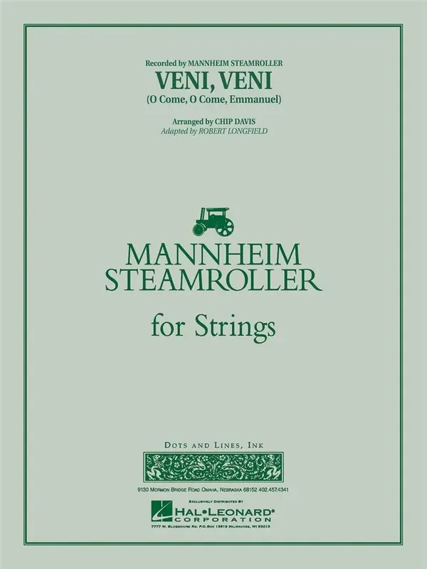 Mannheim Steamroller Veni, Veni (O Come, O Come Emmanuel) (Arr. Chip Davis) Streichensemble