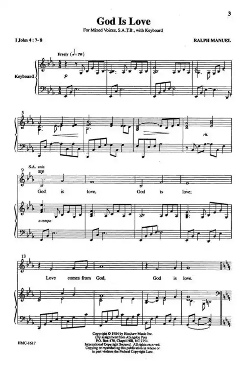 Manuel, Ralph God Is Love