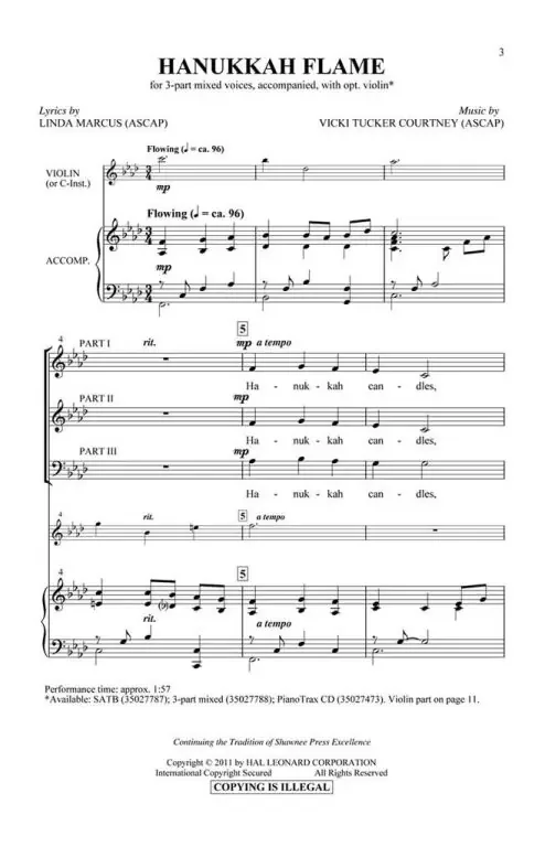 Marcus, Linda Hanukkah Flame