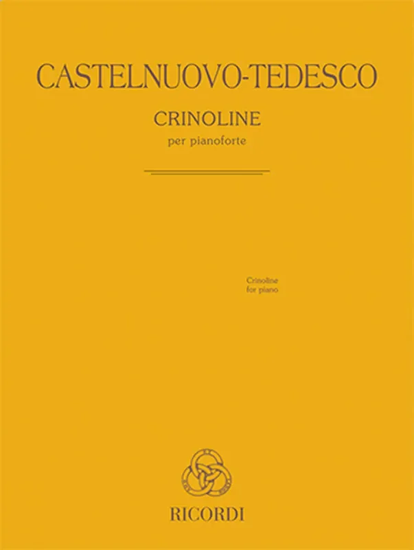 Mario Castelnuovo-Tedesco Crinoline Klavier Solo