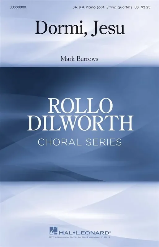 Mark Burrows Dormi, Jesu Gemischter Chor mit Begleitung