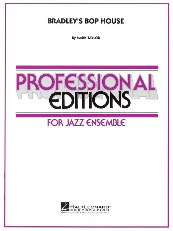 Mark Taylor Bradley‘s Bop House Jazz Ensemble