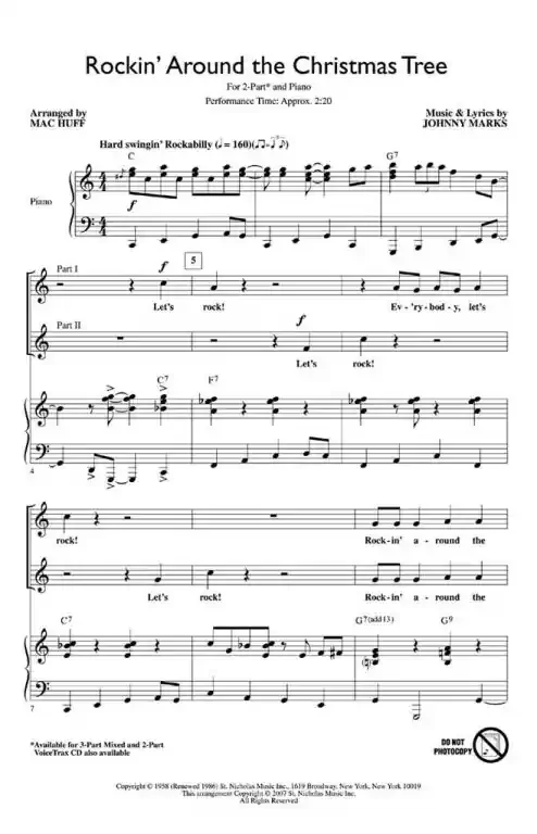 Marks, Johnny Rockin‘ Around the Christmas Tree