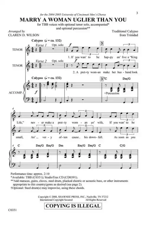 Marry a Woman Uglier Than You