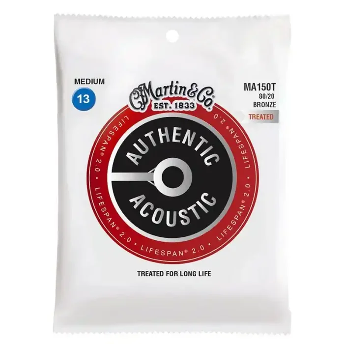 Martin Authentic Acoustic Lifespan 2 string set 80/20 bronze, medium