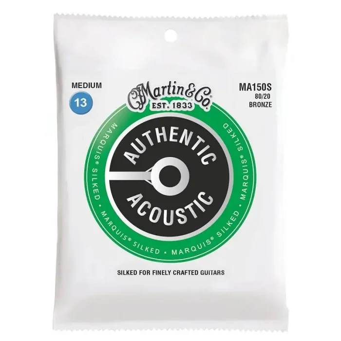 Martin Authentic Acoustic Silked string set 80/20 bronze, medium