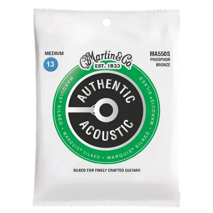Martin Authentic Acoustic Silked string set phosphor bronze, medium