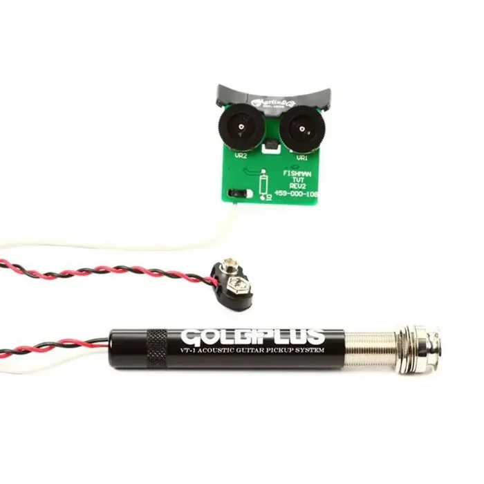 Martin Fishman Thinline Gold Plus VTI acoustic pickup system with volume and tone