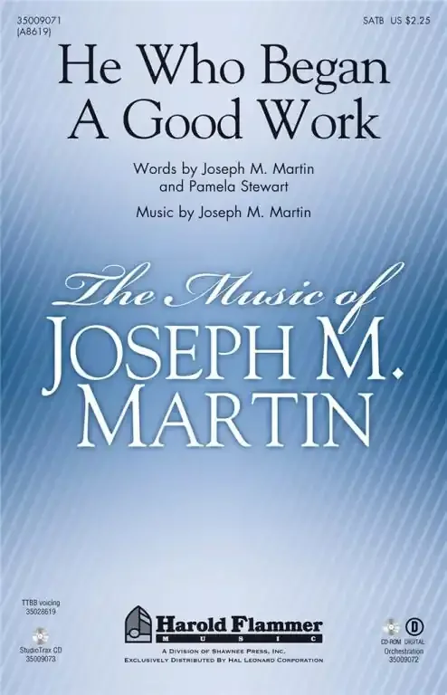 Martin, Joseph M. He Who Began A Good Work