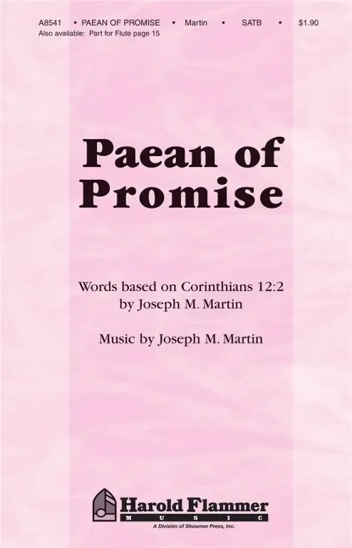 Martin, Joseph M. Paean of Promise