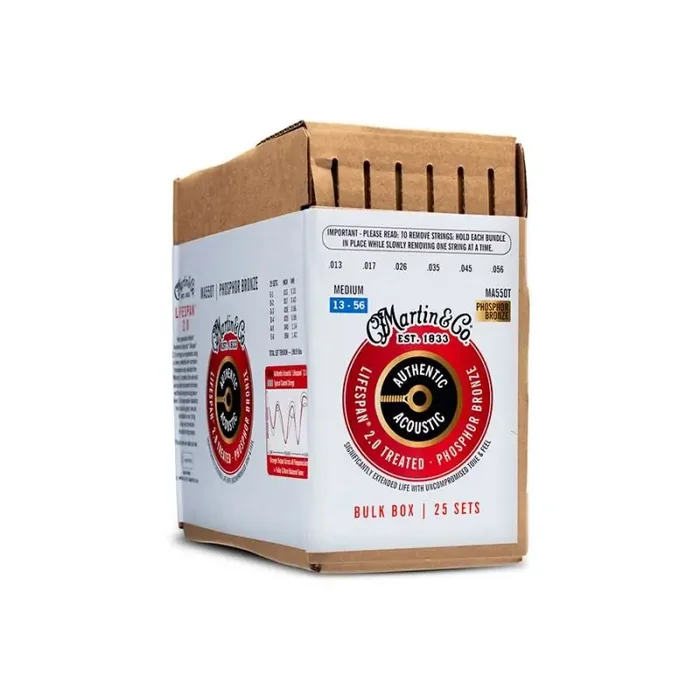 Martin Lifespan 2.0 BULK – 25 string sets phosphor bronze, medium 013-017-026-035-045-056