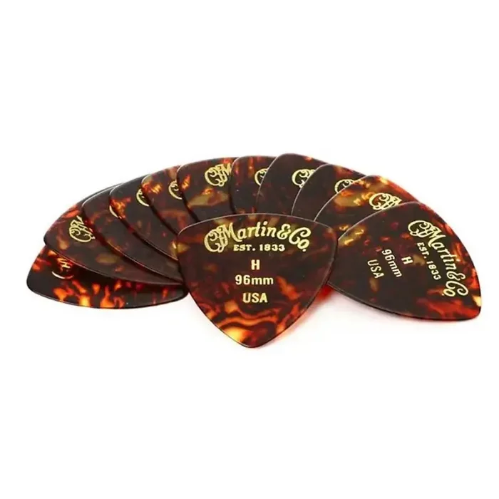 Martin pick pack 346 shape .96mm faux tortoise Heavy 12 pcs