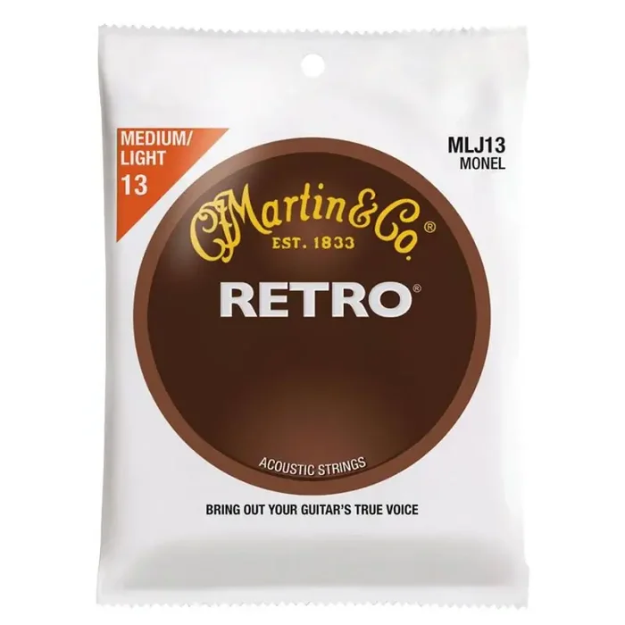 Martin Retro Acoustic string set monel wound, medium light