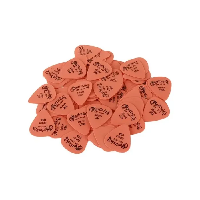 Martin SPA 72 pcs bulk bag of Delrin picks .60mm orange