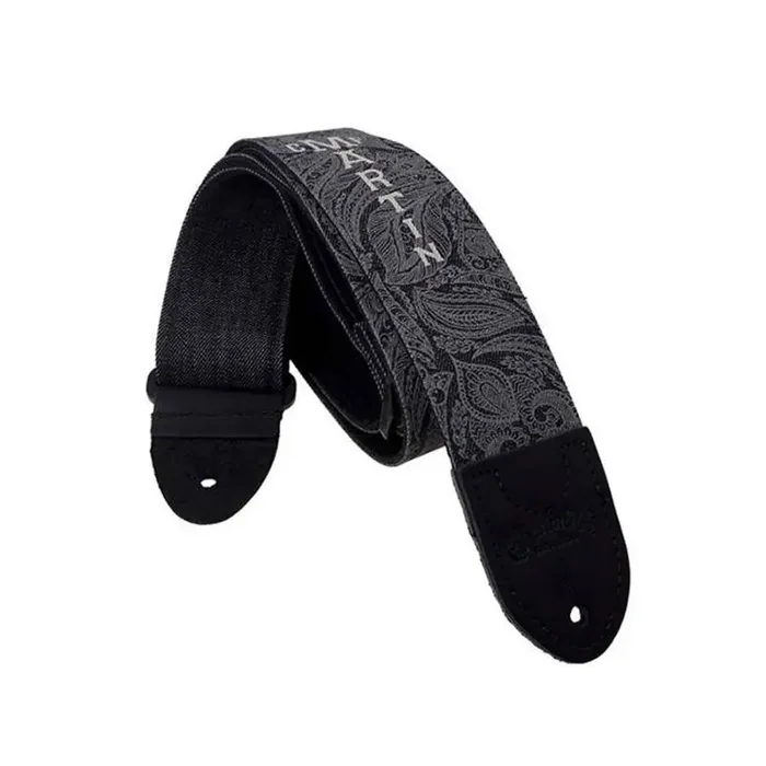 Martin SPA paisley denim guitar strap 2″