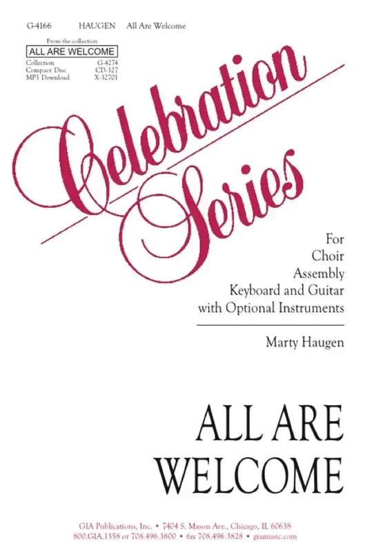 Marty Haugen All Are Welcome Gemischter Chor mit Begleitung