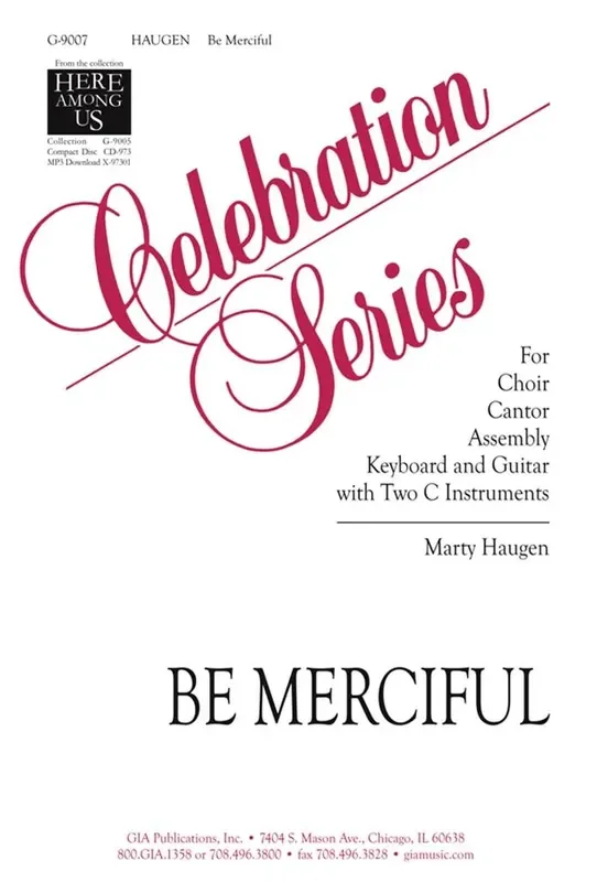 Marty Haugen Be Merciful – Instrument edition Gemischter Chor mit Ensemble