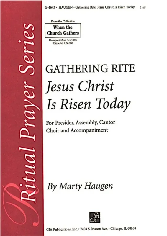 Marty Haugen Jesus Christ Is Risen Today Gemischter Chor mit Begleitung