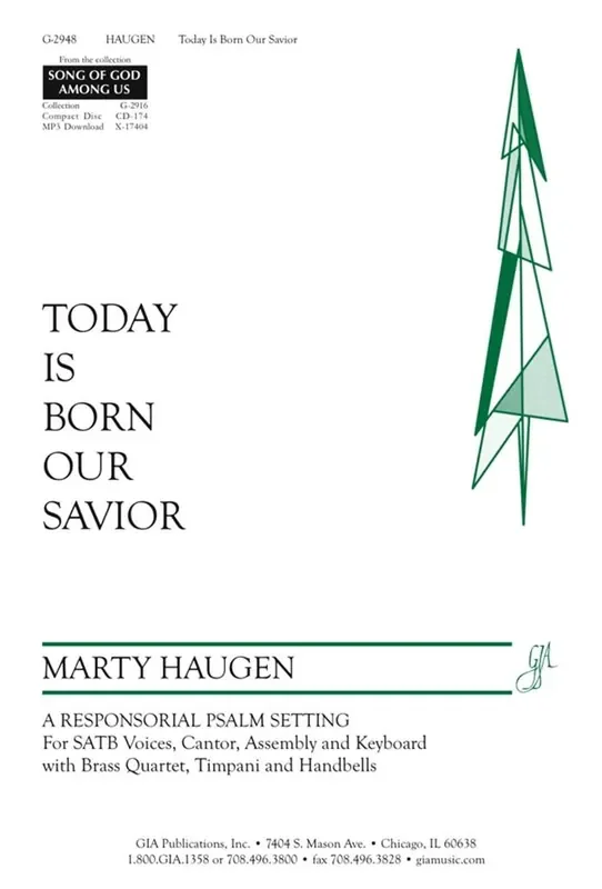 Marty Haugen Today Is Born Our Savior Gemischter Chor mit Begleitung
