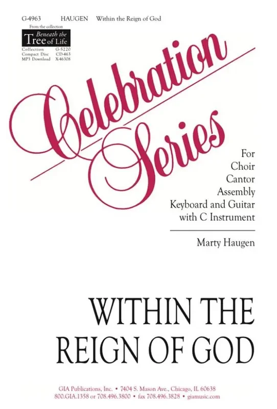 Marty Haugen Within the Reign of God – Instrumental Part Gemischter Chor mit Begleitung