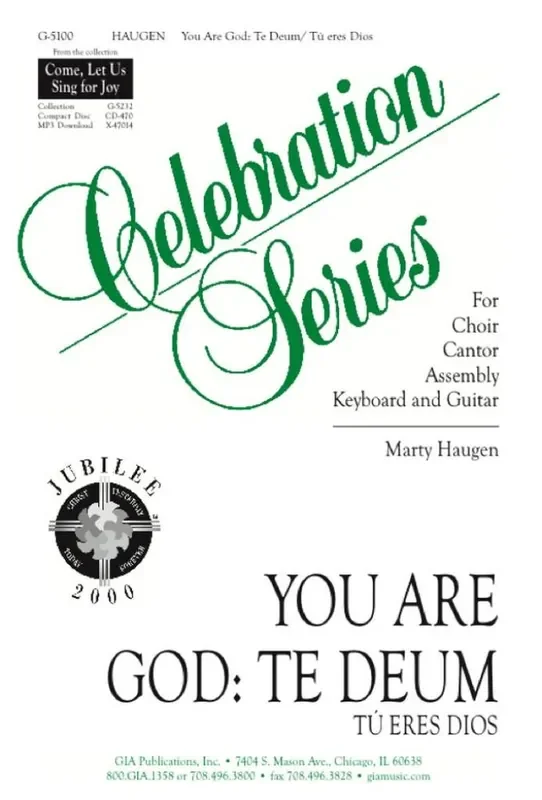 Marty Haugen You Are God Te Deum – Instrument Gemischter Chor mit Begleitung