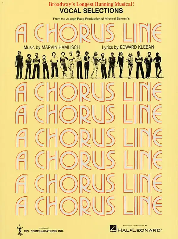 Marvin Hamlisch Marvin Hamlisch A Chorus Line – Vocal Selections Klavier, Gesang, Gitarre (Songbooks)