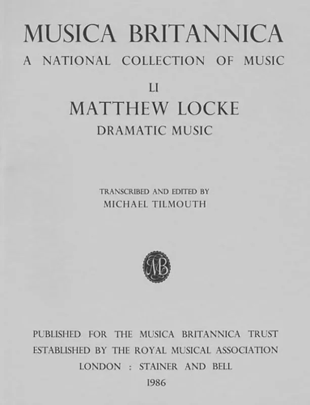 Matthew Locke Dramatic Music Orchester