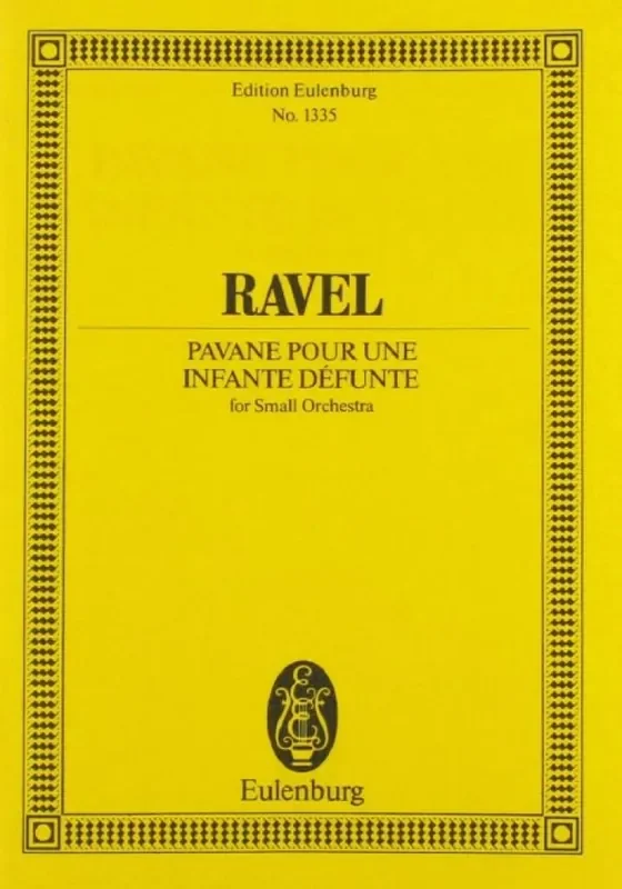 Maurice Ravel Pavane Pour Une Infante Défunte Orchester