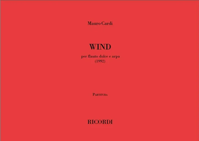 Mauro Cardi Wind Blockflöte