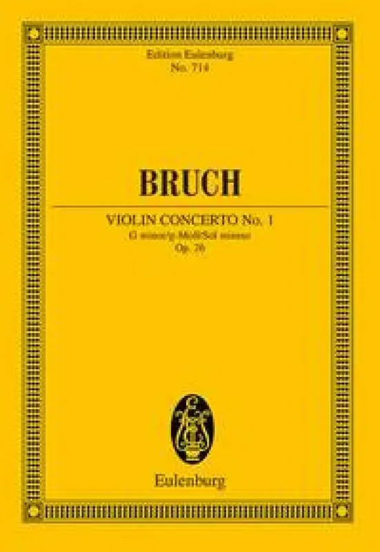 Max Bruch Concert 01 G Op.26 Orchester