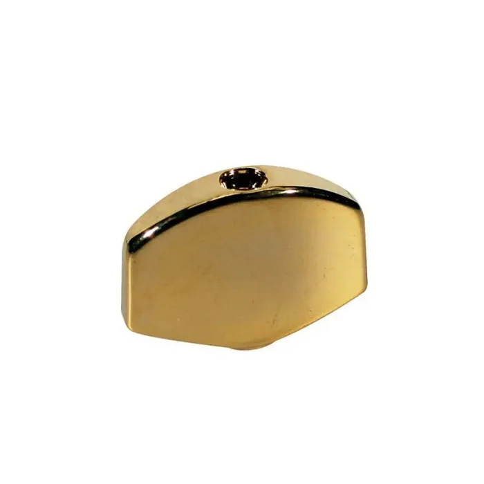 Mechaniekknoppen, metaal, verguld, schroefmodel, 23x16mm, 6-pack