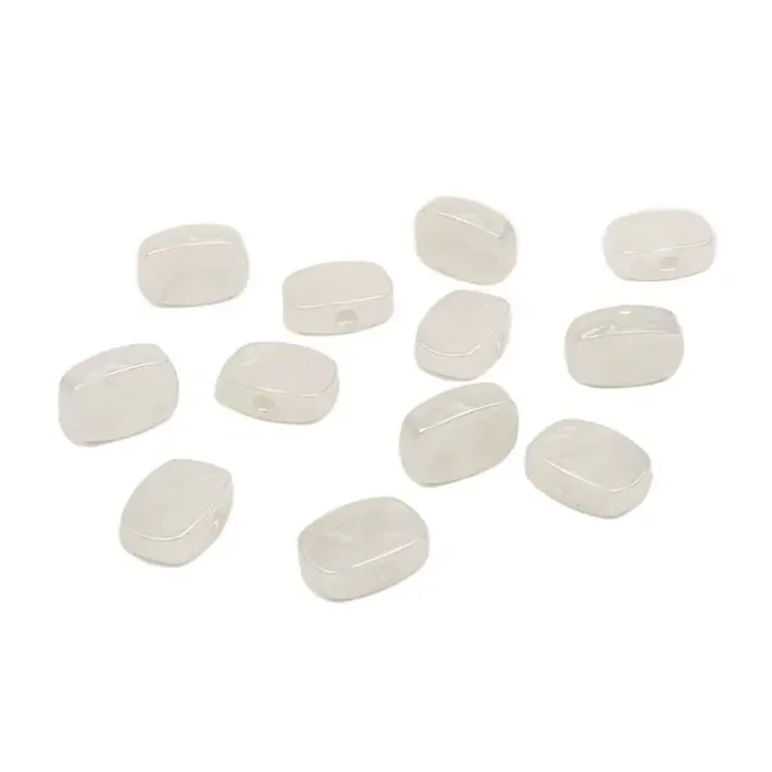 Mechaniekknoppen, parelmoer, push-on model, 19x13mm, 12-pack