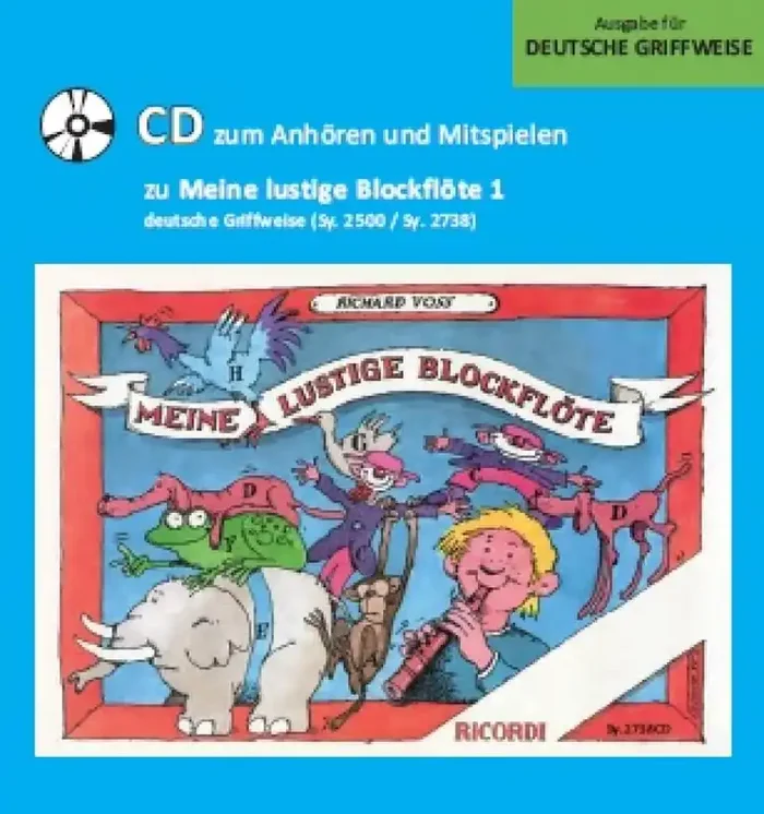Meine lustige Blockflöte Band 1 – CD (deutsche G.)