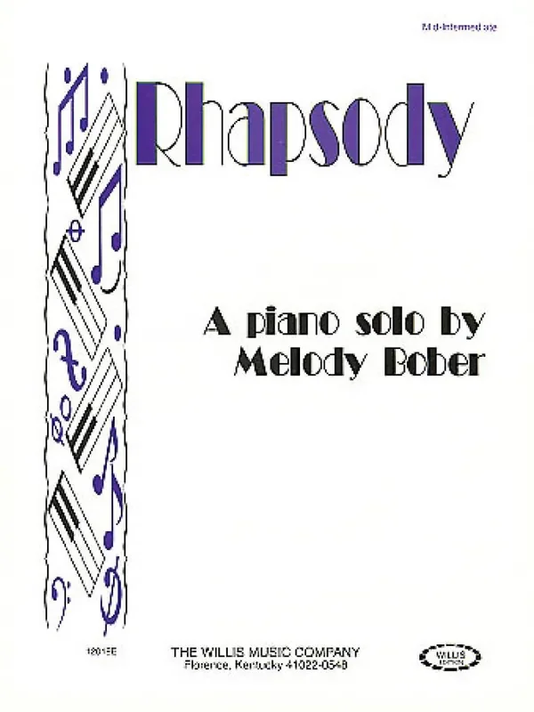 Melody Bober Rhapsody Klavier Solo
