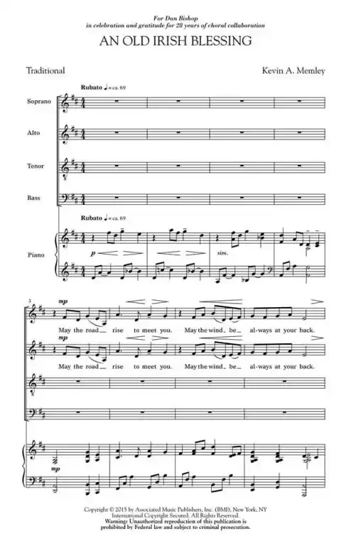 Memley, Kevin A. An Old Irish Blessing