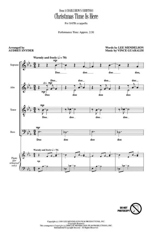 Mendelson, Lee Christmas Time Is Here