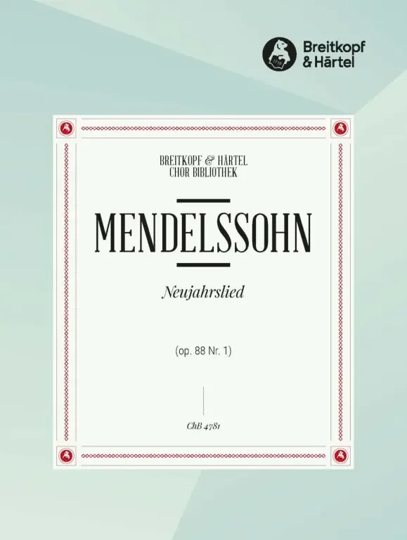 Mendelssohn-Bartholdy, Felix 6 Lieder (Op. 88)