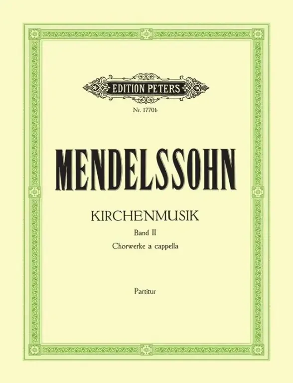 Mendelssohn-Bartholdy, Felix Kirchenmusik Vol. 2